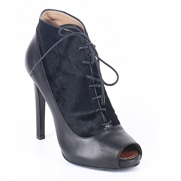 Proenza Schouler Peep toe Calf/ponyHair And Leather booties size 40.5 - Picture 2 of 9